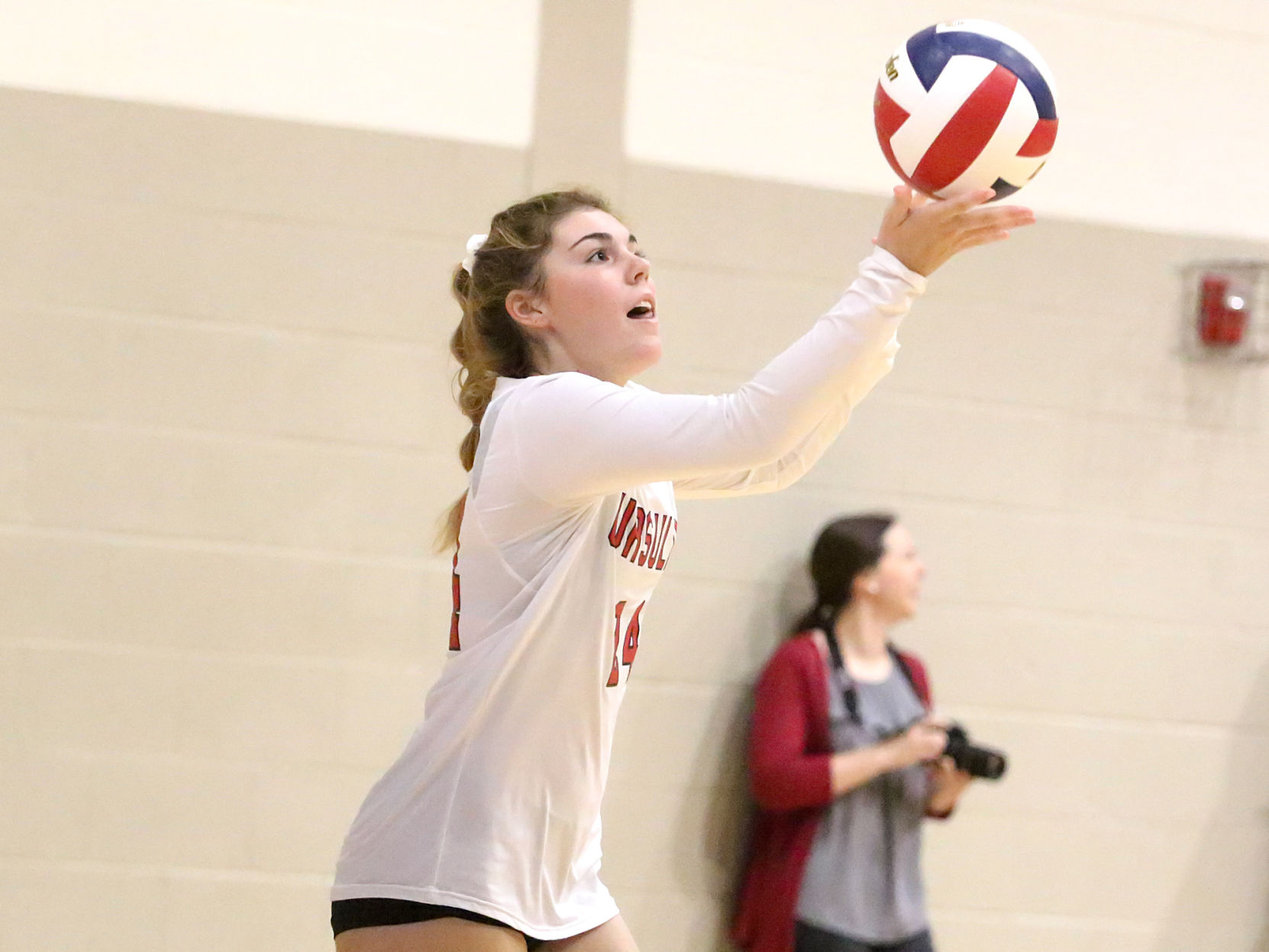 Ursuline vs. Visitation volleyball